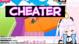 [Uruha Rushia]Rushia Cry because of Cheater in Fall Guys[HOLOLIVE ENGSUB]