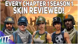 Every Fortnite Chapter 1 Season 1 Skin REVIEWED! (Fortnite Battle Royale)