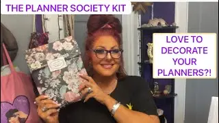💜 PLANNER SOCIETY KIT! LOVE DECORATING YOUR PLANNERS?