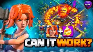 New Meta Full Valkyrie attack strategy TH17 is CRAZY + Guide | Legends league attacks | coc
