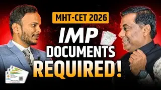 IMP DOCUMENTS REQUIRED! || REGISTRATION DOCUMENTS || MHT-CET 2026 || MUKESH SIR #mhtcet