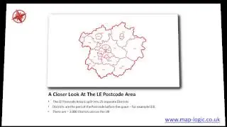 Buy Postcode Maps London UK Birmingham Glasgow Map-Logic