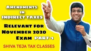 Amendments for Nov 2020 Exam - Part 1