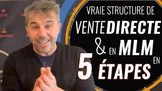 5 &eacute;tapes d'une structure de vente en MLM et Vente Directe que tout distributeur doit conna&icirc;tre.