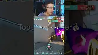 PLACER VISUAL 🤯 valorant live streamer gameplay highlights daily clips shorts chamber montage