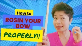How to Rosin Your Bow PROPERLY by Ning Kam