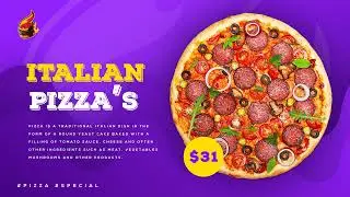 Fast Food Slideshow in After Effects