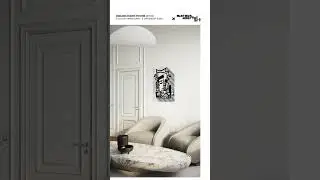PUNKA | One line modern abstract fine art poster black and white