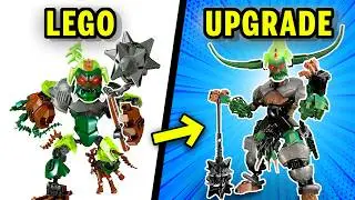Использование деталей LEGO от OGRUM для создания самодельных моделей Bionicle.