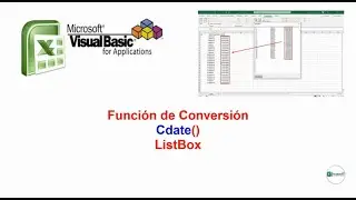 📅 Función de Conversión Cdate() ListBox