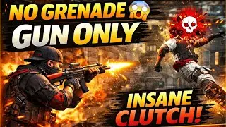 GUN ONLY CLUTCH 🔥 NO GRENADES 💣 | FREE FIRE ESPORTS HIGHLIGHTS | PE AMAZING 