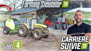 🔴LIVE CARRIERE SUIVIE FS25 #4 Fin des enrubannés et on avance !