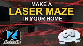 Laser Dance - Make a laser maze in your home