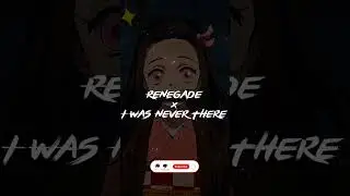 Renegade &times; I Was Never There #shorts #audioforediting