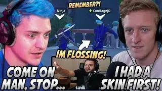 Tfue Responds To Ninja Getting A SKIN! Ninja GOES OFF On Courage & Reverse2k After They BULLY Him!
