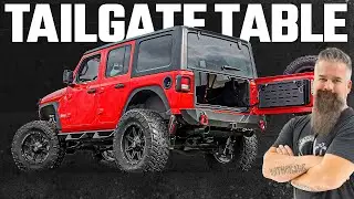 Jeep Wrangler JL Tailgate Table [by Rough Country]