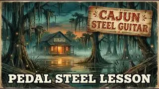 Cajun Steel Guitar- pedal steel guitar lesson. Buckaroos (Tom Brumley)