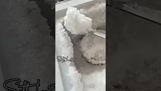FROST SCRAPING & EATING 🥶 #icebites #freezerfrost #whiteice #frost #freezer