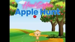 Pictoblox: Hand Gesture Apple Hunt | Python Coding