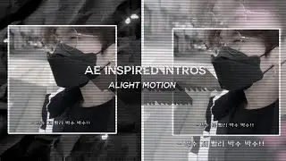 ✧*。ae inspired intros | alight motion