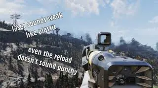Fallout 76 shitposting (Laser turns into CoD Ray Gun)