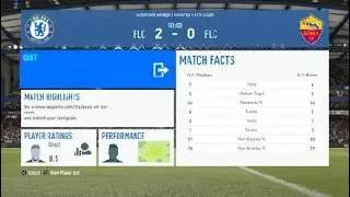 FLC Roma vs FLC Chelsea - Match Day 11 stats