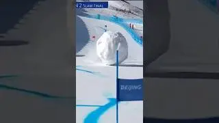 Snowball Shatters &mdash; Skier Revealed ❄️
