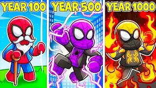 1000 ЛЕТ В РОЛИ ЧЕЛОВЕКА-ПАУКА! (Roblox)