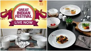 Unboxing Of 35 pieces cello Dinner set |Great Indian Festival | Prices Drop⬇️|Amazon2021