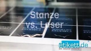 Laser vs. Stanze | Konturschnitt von Etiketten
