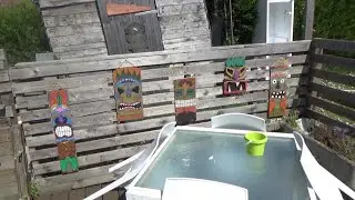 diy tiki d&eacute;coratif en bois totem protection