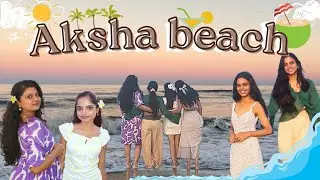 || Vlog no 6 || aksha beach 😍⛱️📍#hustlewithrushika #vlog #akshabeach#malad 