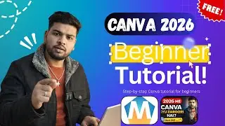Canva for Beginners in Hindi | Tools, Logo Design & Posts #canva #beginners #tutorial 2026