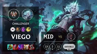 Viego Mid vs Lucian - KR Challenger Patch 11.16