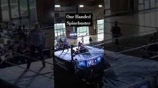 #wrestling One Handed Spinebuster