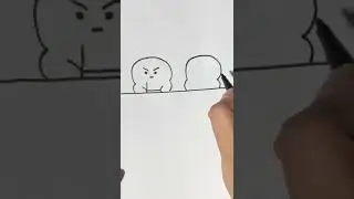 How to draw cutest stickers ❤️#shorts #howtodraw #forbeginners