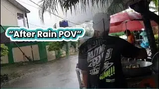 After Rain &ndash; School Front Street Activity (Real POV)