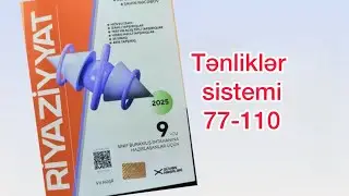 G&uuml;vən 9-cu sinif riyaziyyat 2025-2026✅ Tənliklər sistemi 