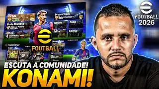 A KONAMI PRECISA OUVIR A COMUNIDADE | REACT RALPH F.C | eFootball 2026