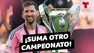 Leo Messi agiganta su leyenda tras ganar la MLS Cup con Inter Miami | Telemundo Deportes