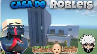 ✔ How to make the ROBLEIS house in MINECRAFT - CALVALAND | (super easy) -Tutorial # 09