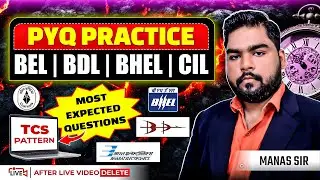 Complete PYQs Solution | BDL BHEL CIL BEL for All Branches I MargDarshan
