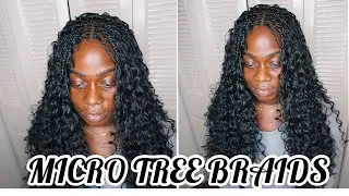 Freetress cozy deep tutorial : parameter micro tree braids / crochet braids
