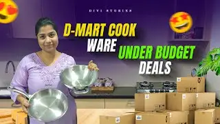 D mart cook ware | steel triply under budget | daily vlog | dosa tava iron review