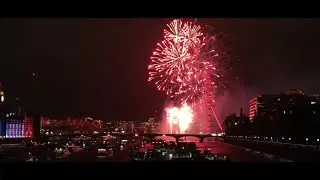 part-3 #nightlife in London during New year's time. #fireworks 🎆💥🔥🇬🇧