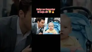 Baby ne Reporter ki baja di! 😂🔥#shortsfeed#shorts#viral#short#youtubeshorts#funny #trending#youtube