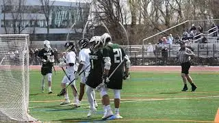 Archmere Academy Cole Bauer with a laser shot for the Goal
