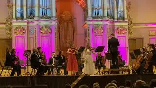 A.Vivaldi Concerto a minor for two violins /Solomia Hadomska/9y.o/Teresa-Maria Ivanko