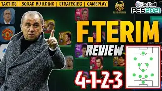 F. TERIM (4123) MANAGER REVIEW | THE GREAT TIKITAKA MANAGER IN PES 2021 MOBILE