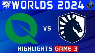 FLY vs TL Highlights Game 3 | Worlds Swiss Stage 2024 | FlyQuest vs Team Liquid by Onivia